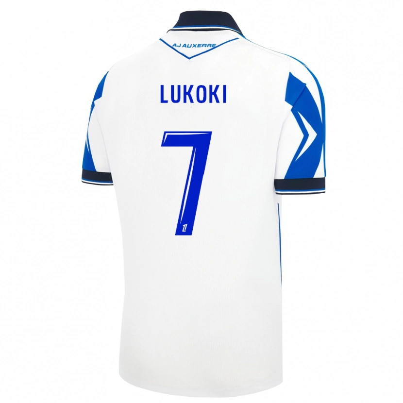 Danxen Women Lionel Lukoki #7 Black White Blue Home Jersey 2026/27 T-Shirt