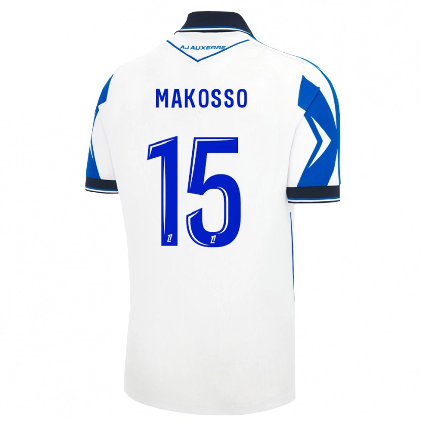 Danxen Women Christ Makosso #15 Black White Blue Home Jersey 2026/27 T-Shirt