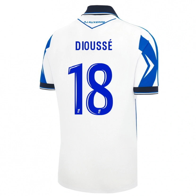 Danxen Women Assane Dioussé #18 Black White Blue Home Jersey 2026/27 T-Shirt