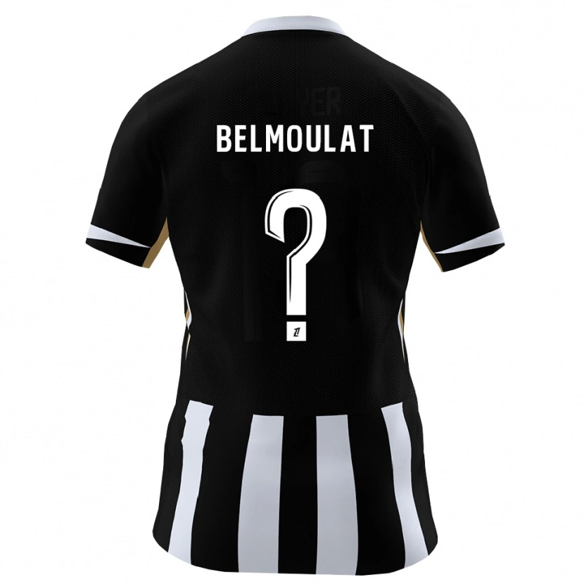 Danxen Women Zinédine Belmoulat #0 Black Blue Home Jersey 2026/27 T-Shirt