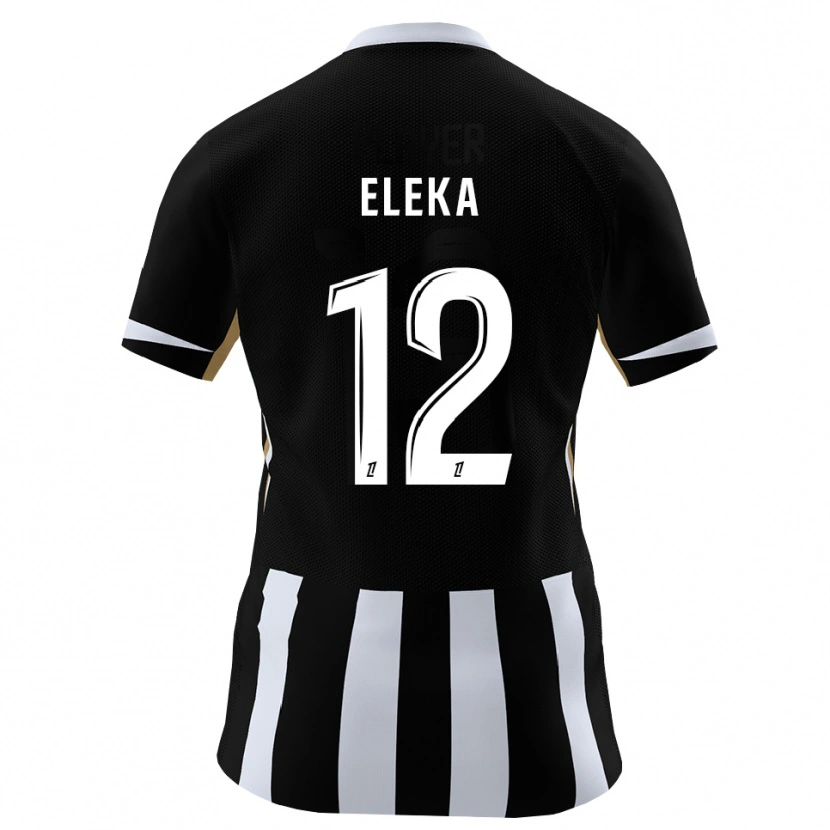 Danxen Women Nathan Eleka #12 Black Blue Home Jersey 2026/27 T-Shirt