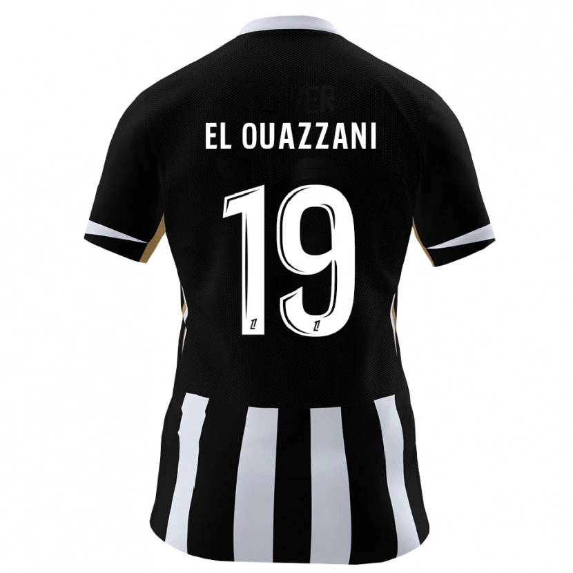 Danxen Women Amine El Ouazzani #19 Black Blue Home Jersey 2026/27 T-Shirt