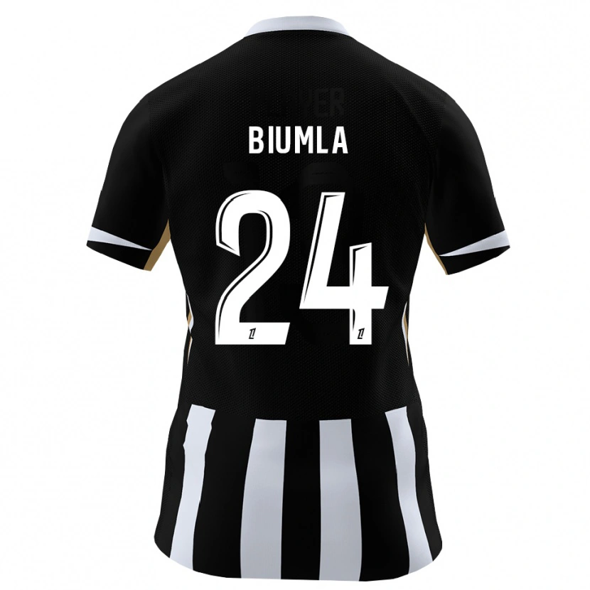 Danxen Women Emmanuel Biumla #24 Black Blue Home Jersey 2026/27 T-Shirt