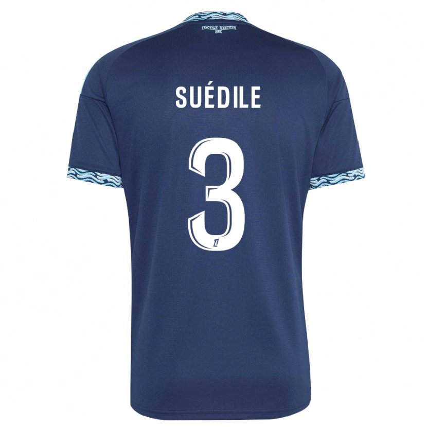 Danxen Women Layvin Suédile #3 Steelblue White Home Jersey 2026/27 T-Shirt