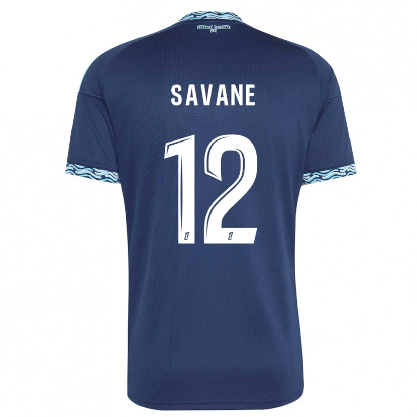 Danxen Women Mohamed Savane #12 Steelblue White Home Jersey 2026/27 T-Shirt