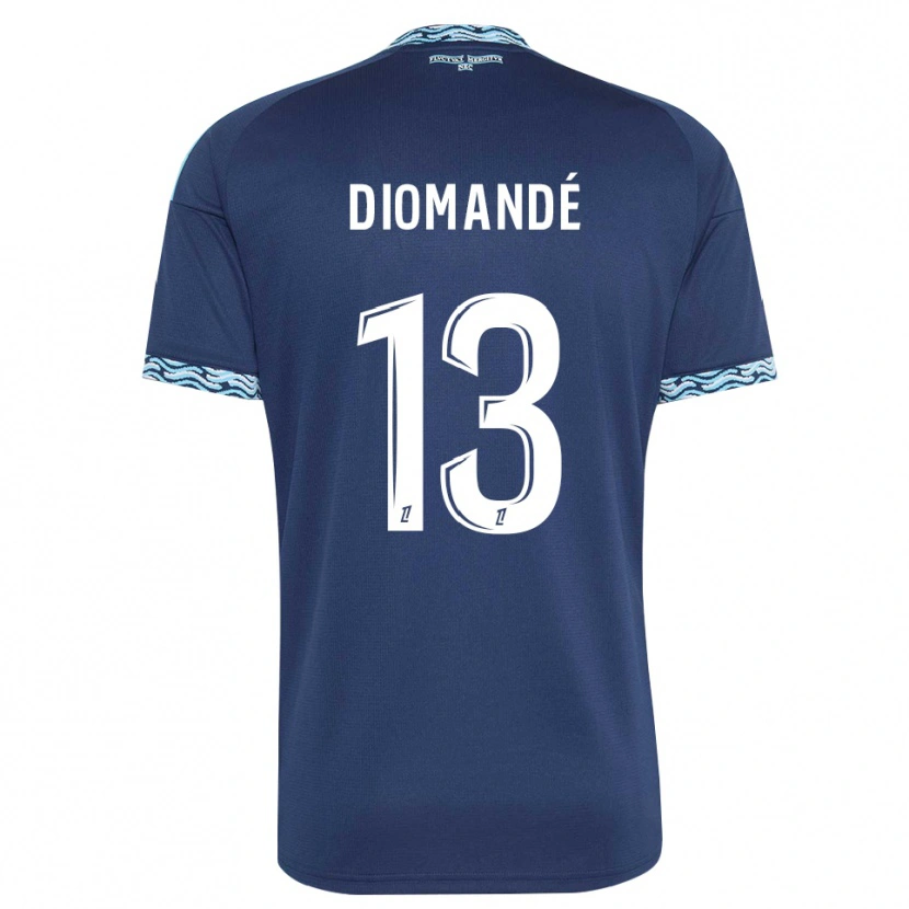 Danxen Women Vassancy Diomandé #13 Steelblue White Home Jersey 2026/27 T-Shirt