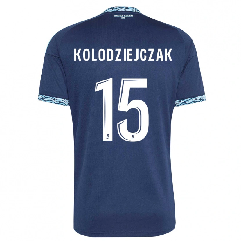 Danxen Women Timothée Kolodziejczak #15 Steelblue White Home Jersey 2026/27 T-Shirt