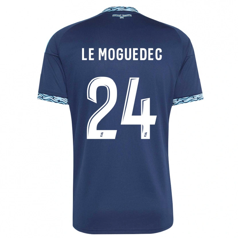 Danxen Women Anaële Le Moguedec #24 Steelblue White Home Jersey 2026/27 T-Shirt