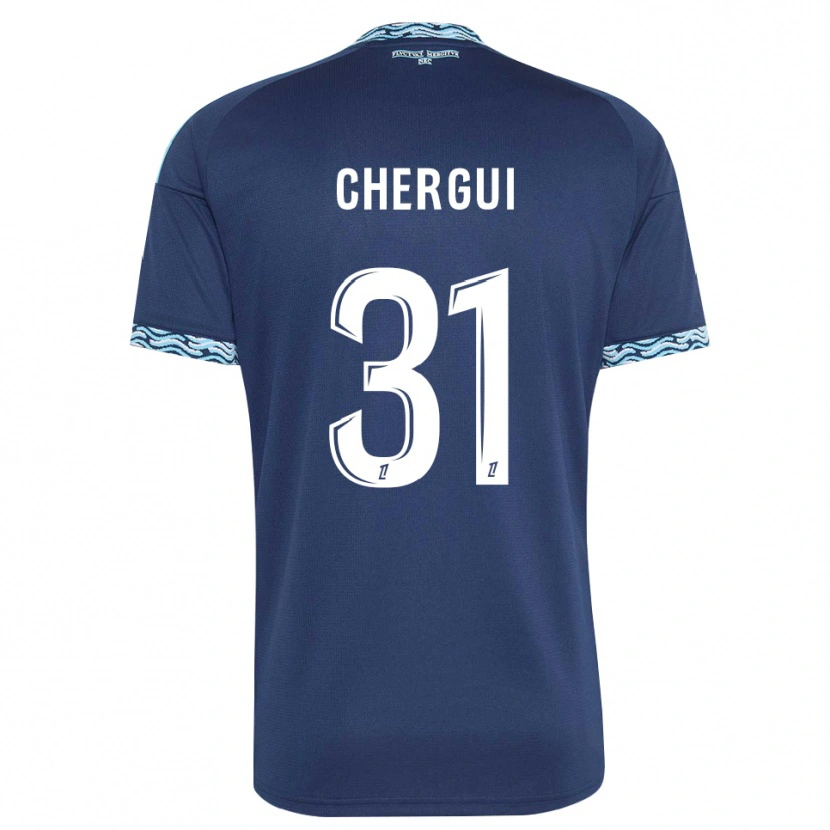 Danxen Women Samir Chergui #31 Steelblue White Home Jersey 2026/27 T-Shirt