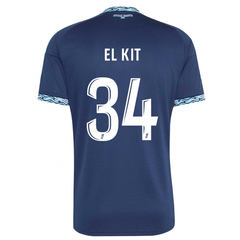 Danxen Women Kamil El Kit #34 Steelblue White Home Jersey 2026/27 T-Shirt