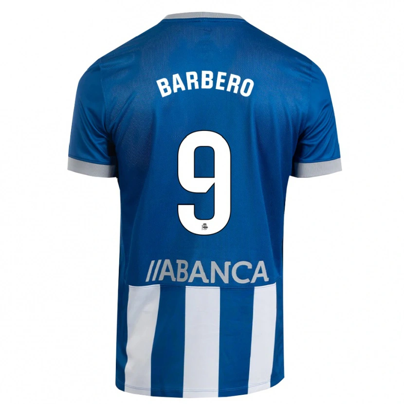 Danxen Women Iván Barbero #9 Blue Gray White Home Jersey 2026/27 T-Shirt