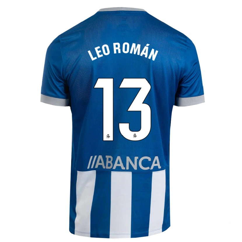 Danxen Women Leo Román #13 Blue Gray White Home Jersey 2026/27 T-Shirt