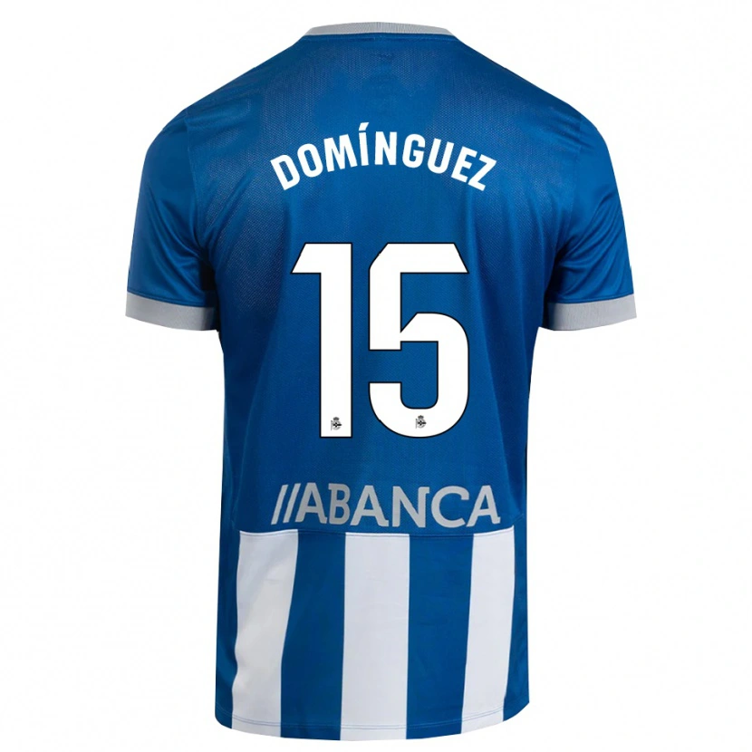 Danxen Women David Domínguez #15 Blue Gray White Home Jersey 2026/27 T-Shirt