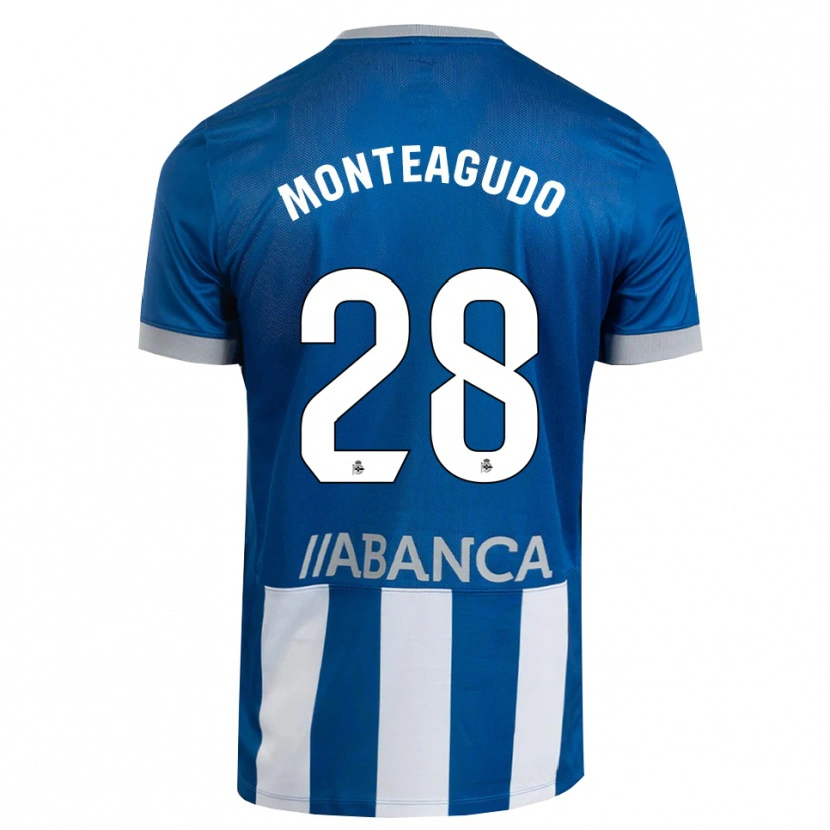 Danxen Women Paula Monteagudo #28 Blue Gray White Home Jersey 2026/27 T-Shirt