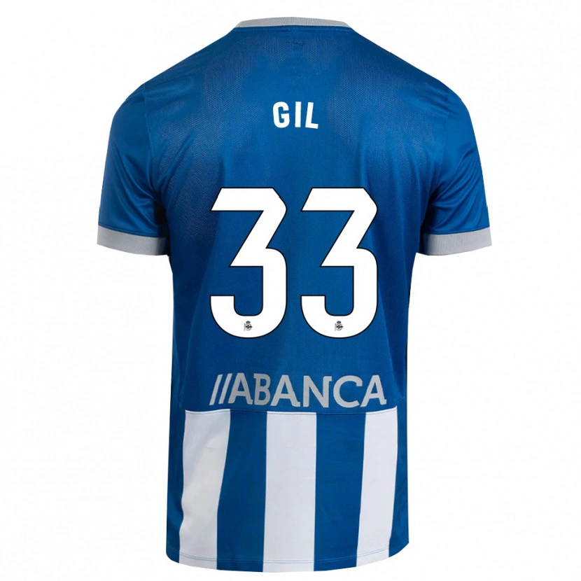 Danxen Women Iker Gil #33 Blue Gray White Home Jersey 2026/27 T-Shirt