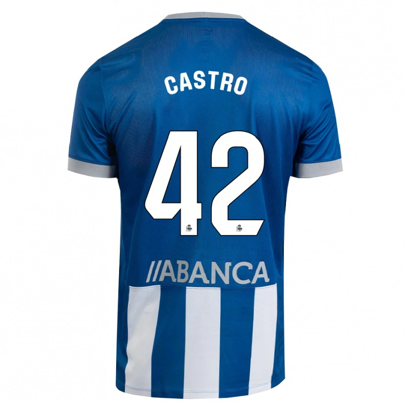 Danxen Women Lucas Castro #42 Blue Gray White Home Jersey 2026/27 T-Shirt