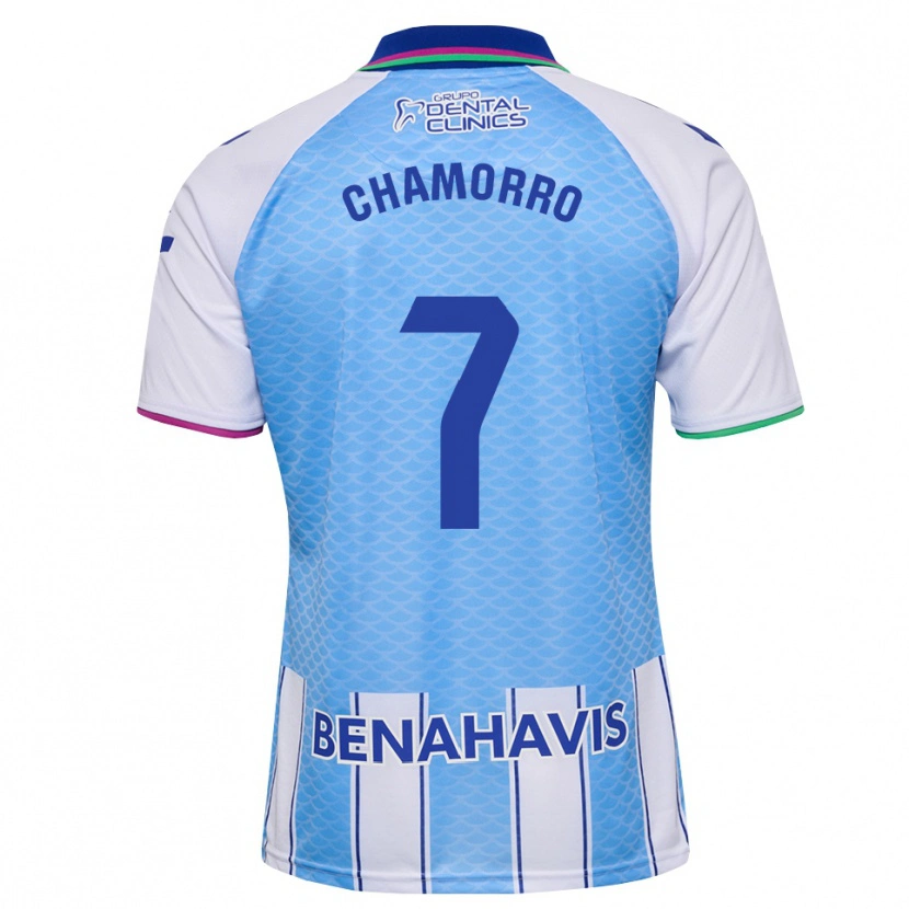 Danxen Women Alexis Chamorro #7 Deep Sky Blue White Home Jersey 2026/27 T-Shirt