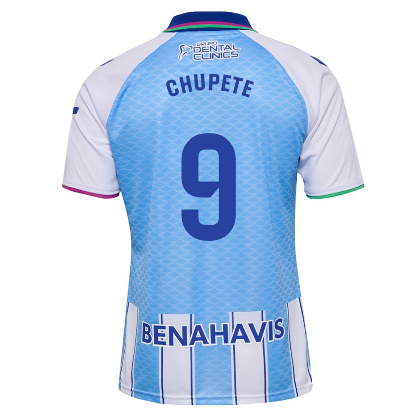 Danxen Women Chupe #9 Deep Sky Blue White Home Jersey 2026/27 T-Shirt