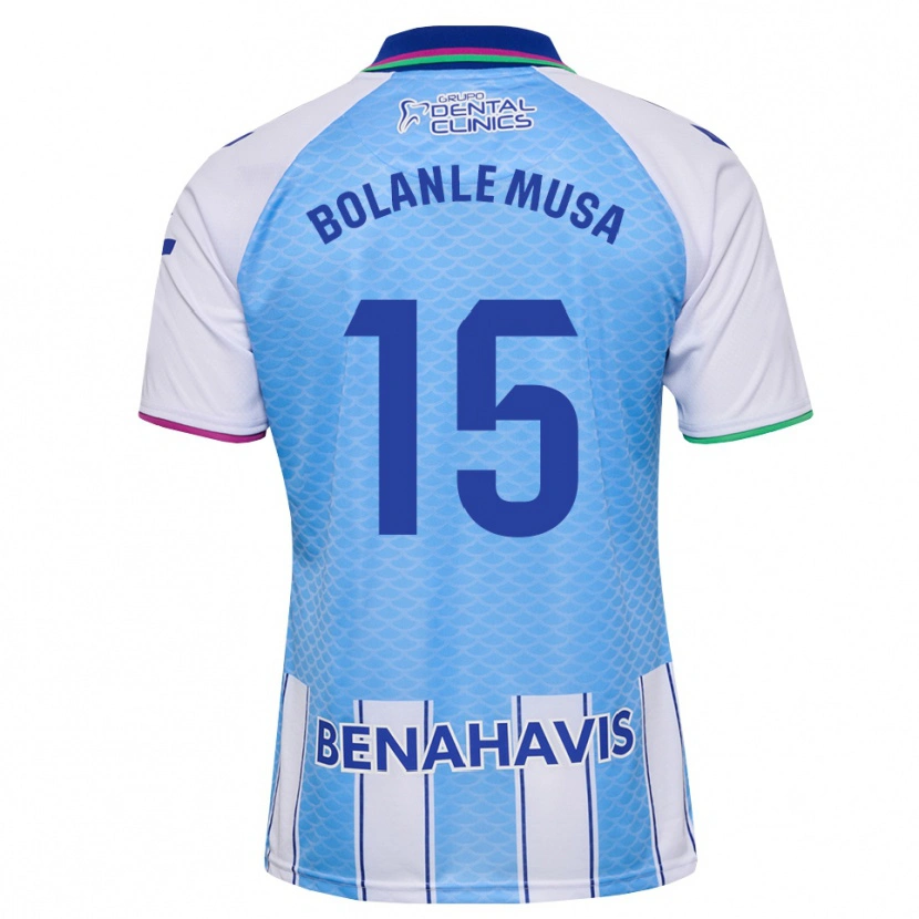 Danxen Women Wahab Bolanle Musa #15 Deep Sky Blue White Home Jersey 2026/27 T-Shirt
