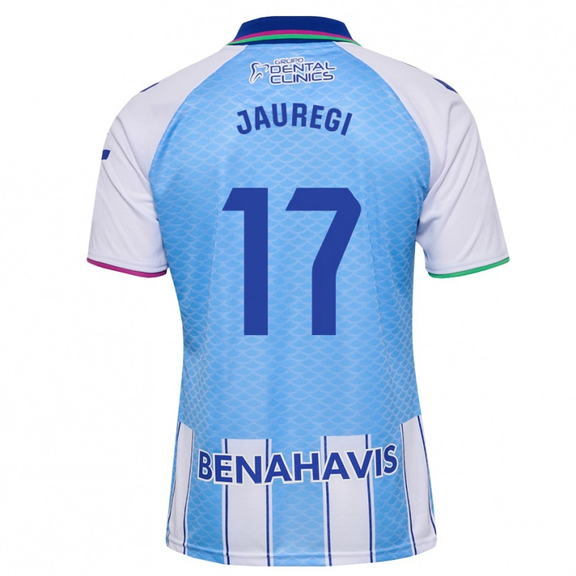 Danxen Women Eneko Jauregi #17 Deep Sky Blue White Home Jersey 2026/27 T-Shirt