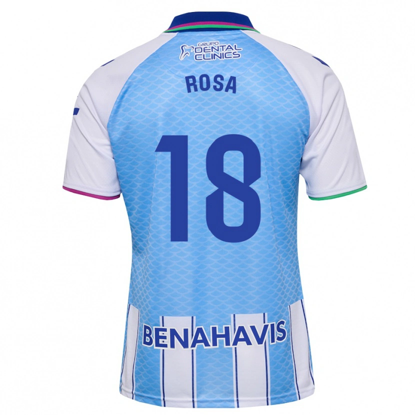 Danxen Women Marcos Rosa #18 Deep Sky Blue White Home Jersey 2026/27 T-Shirt