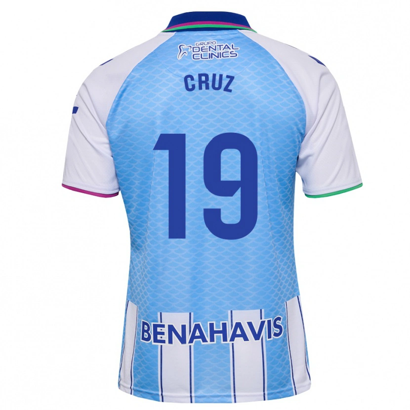 Danxen Women Juan Cruz #19 Deep Sky Blue White Home Jersey 2026/27 T-Shirt