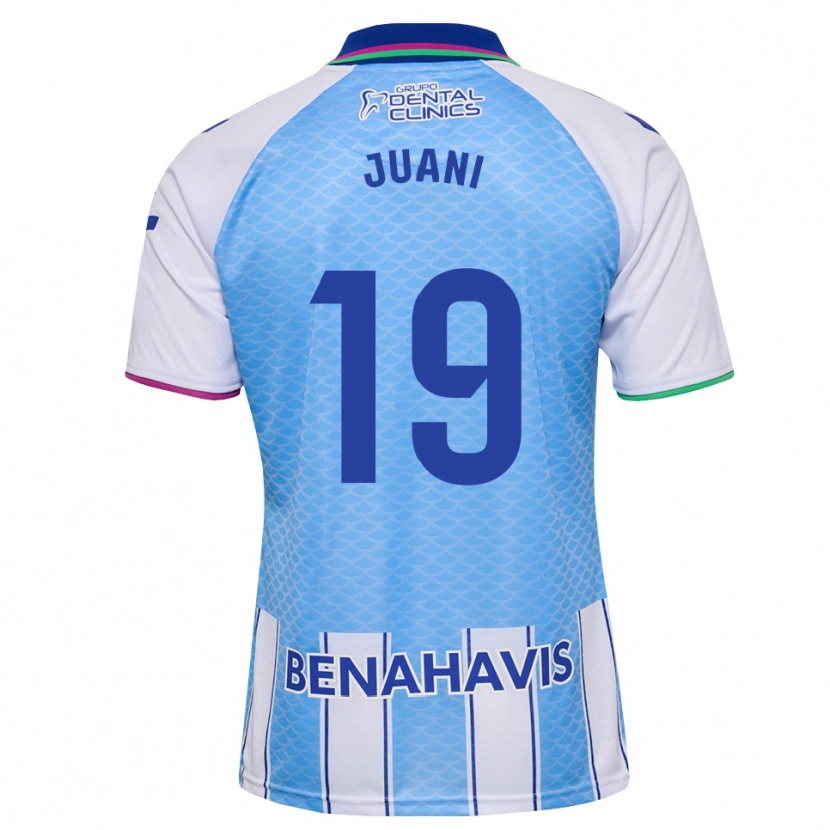 Danxen Women Juan Francisco Fernández Martin #19 Deep Sky Blue White Home Jersey 2026/27 T-Shirt