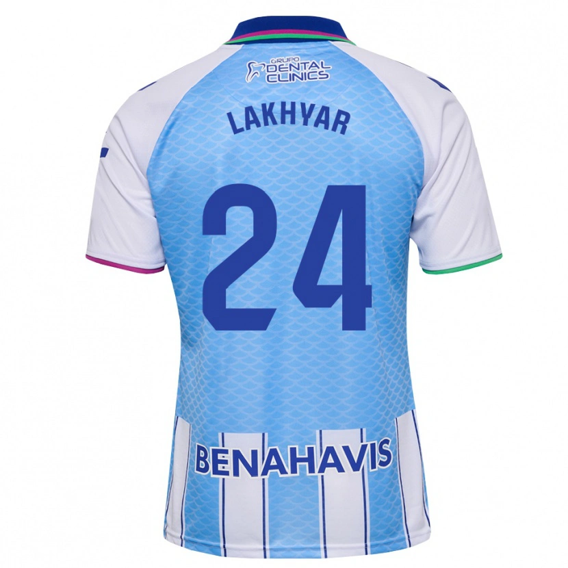 Danxen Women Houssam Lakhyar #24 Deep Sky Blue White Home Jersey 2026/27 T-Shirt