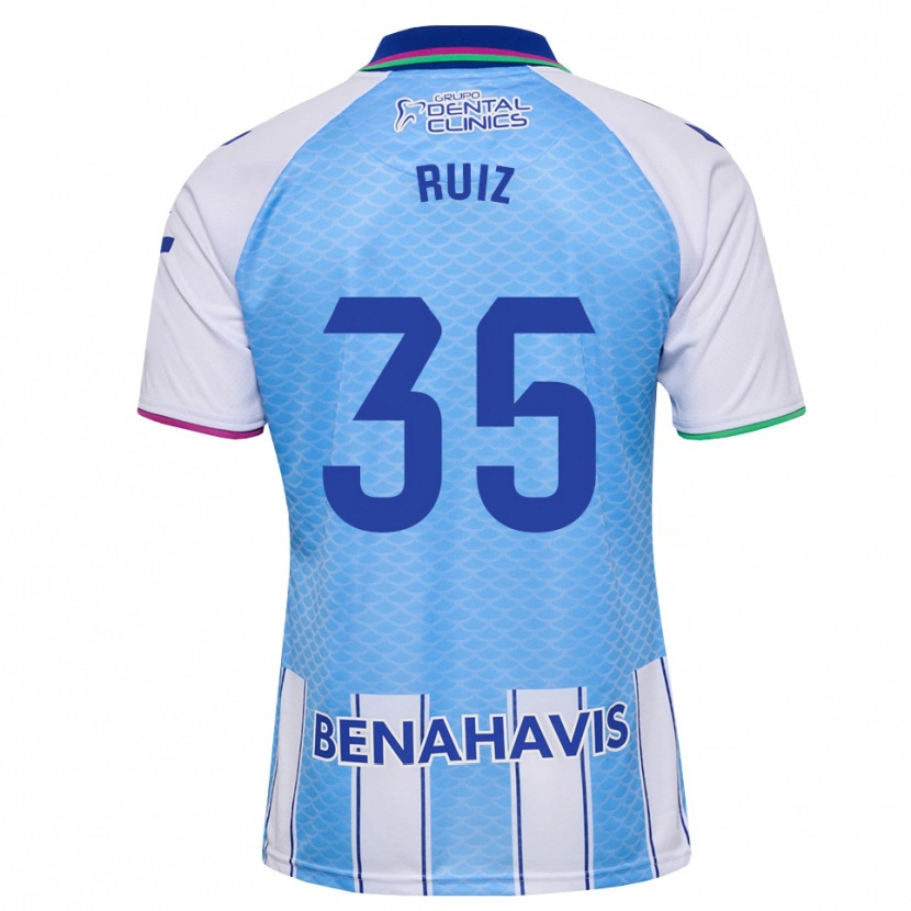 Danxen Women Jorge Ruiz #35 Deep Sky Blue White Home Jersey 2026/27 T-Shirt