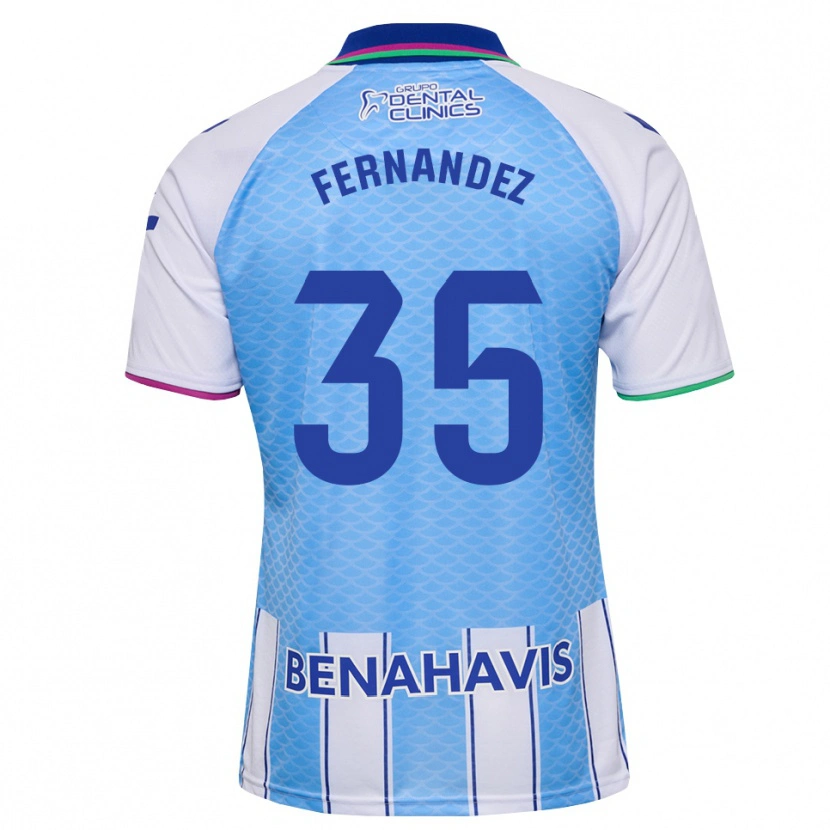 Danxen Women Inés Fernández #35 Deep Sky Blue White Home Jersey 2026/27 T-Shirt