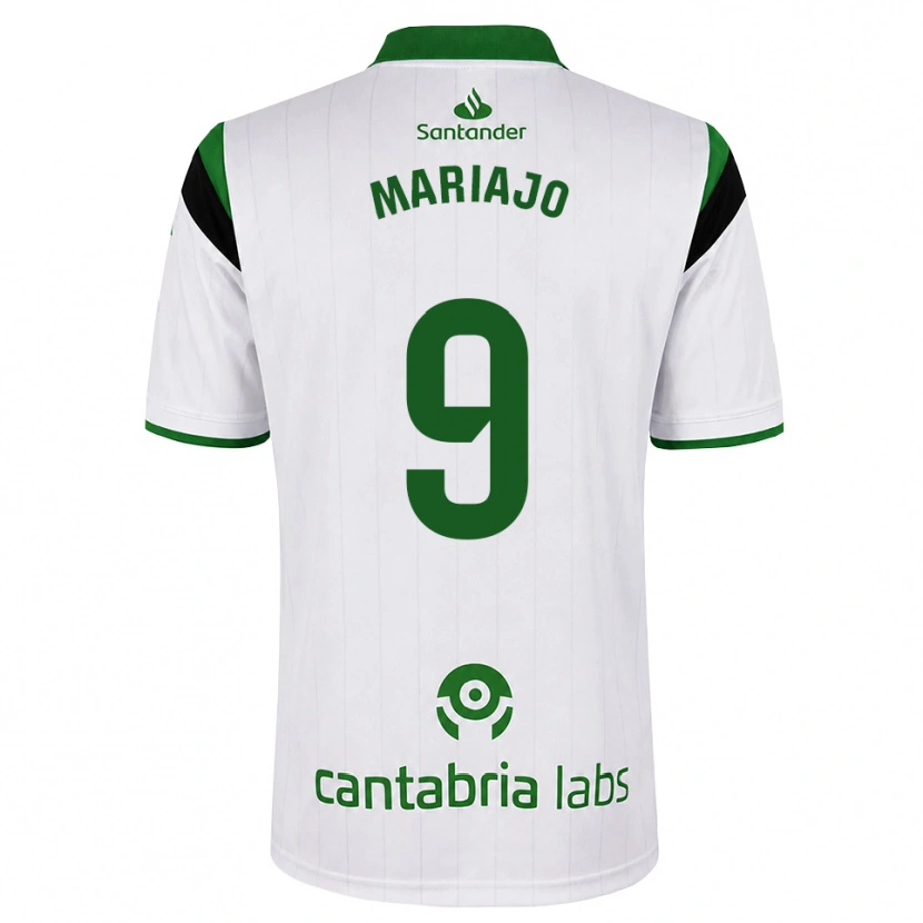 Danxen Women María José Gutiérrez Díaz #9 White Green Black Home Jersey 2026/27 T-Shirt