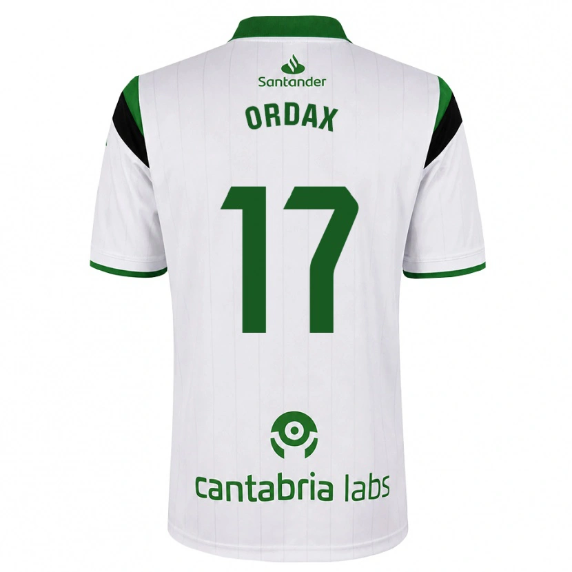 Danxen Women Naiara Ordax Ibáñez #17 White Green Black Home Jersey 2026/27 T-Shirt