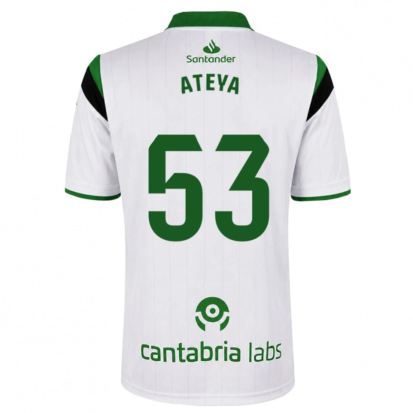 Danxen Women Belal Ateya #53 White Green Black Home Jersey 2026/27 T-Shirt