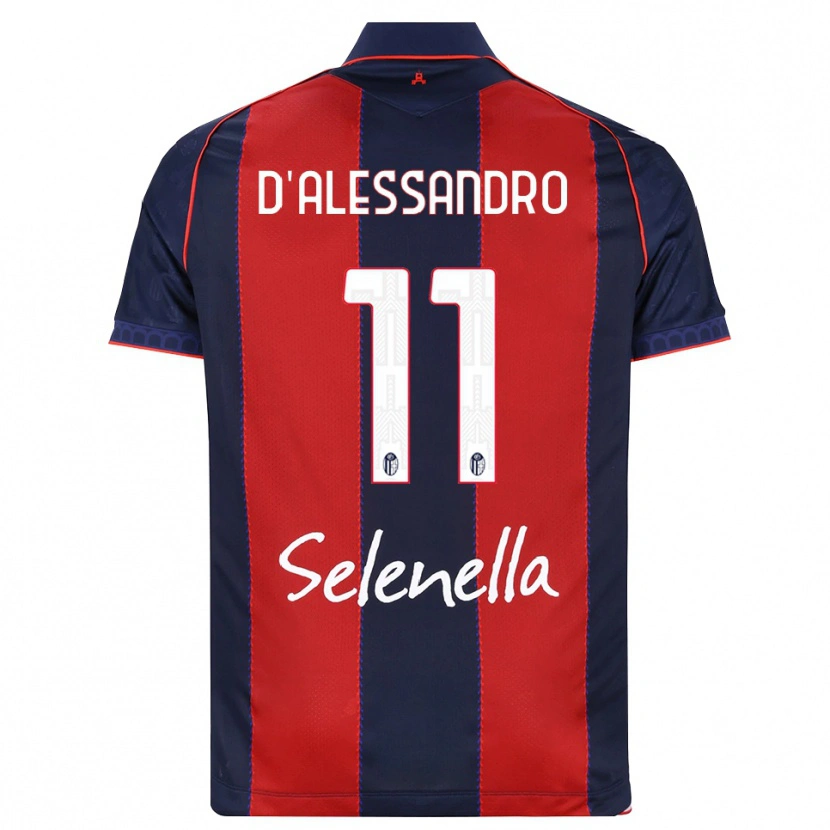 Danxen Women Giuliano D'alessandro #11 Royal Blue Red White Home Jersey 2026/27 T-Shirt