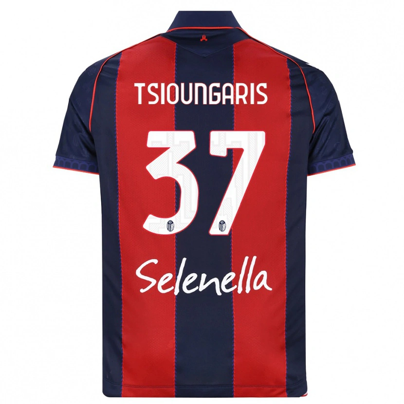 Danxen Women Theodoros Tsioungaris #37 Royal Blue Red White Home Jersey 2026/27 T-Shirt