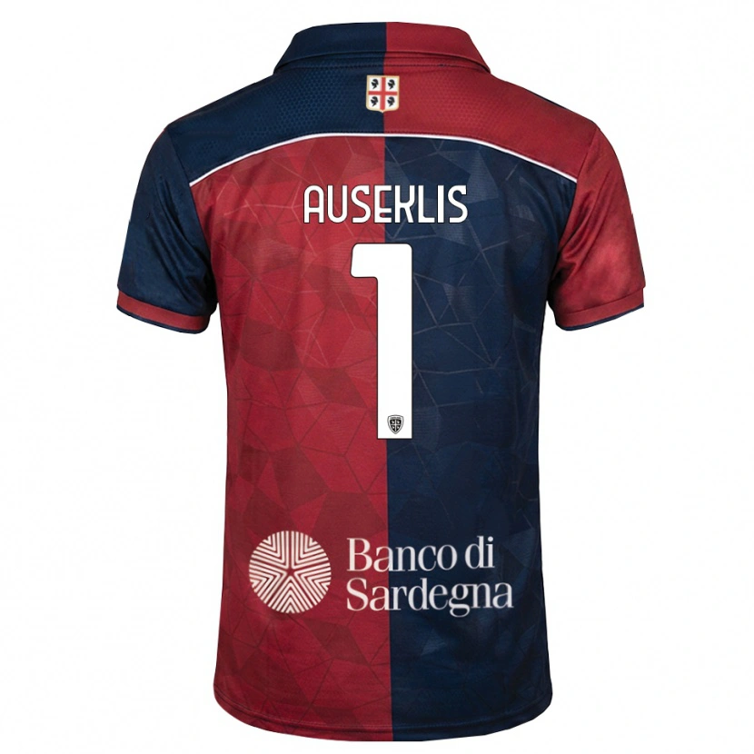Danxen Women Henrijs Auseklis #1 Burgundy Royal Blue Home Jersey 2026/27 T-Shirt