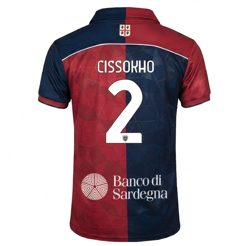 Danxen Women Moussa Cissokho #2 Burgundy Royal Blue Home Jersey 2026/27 T-Shirt