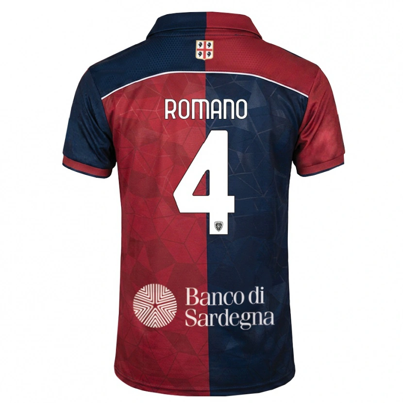 Danxen Women Alessandro Romano #4 Burgundy Royal Blue Home Jersey 2026/27 T-Shirt