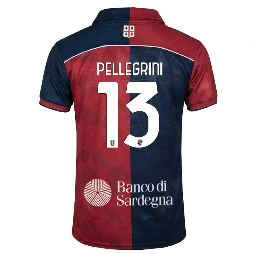 Danxen Women Nicolò Pellegrini #13 Burgundy Royal Blue Home Jersey 2026/27 T-Shirt
