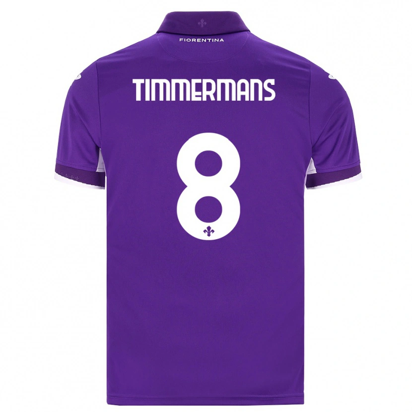 Danxen Women Loric Timmermans #8 Purple White Pink Home Jersey 2026/27 T-Shirt