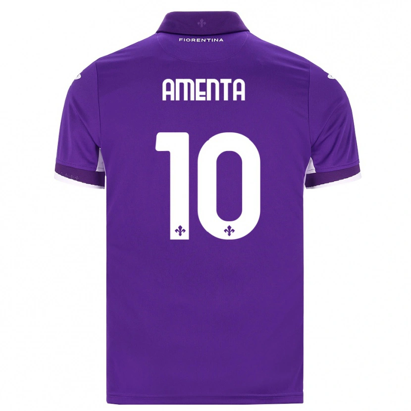 Danxen Women Francesco Amenta #10 Purple White Pink Home Jersey 2026/27 T-Shirt