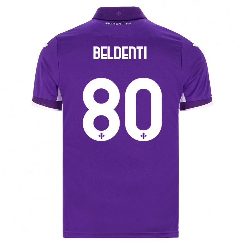 Danxen Women Dennis Beldenti #80 Purple White Pink Home Jersey 2026/27 T-Shirt
