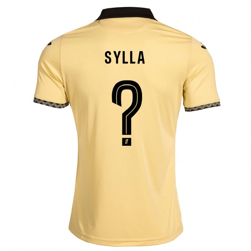 Danxen Women Dembo Sylla #0 Navajowhite Black Away Jersey 2026/27 T-Shirt
