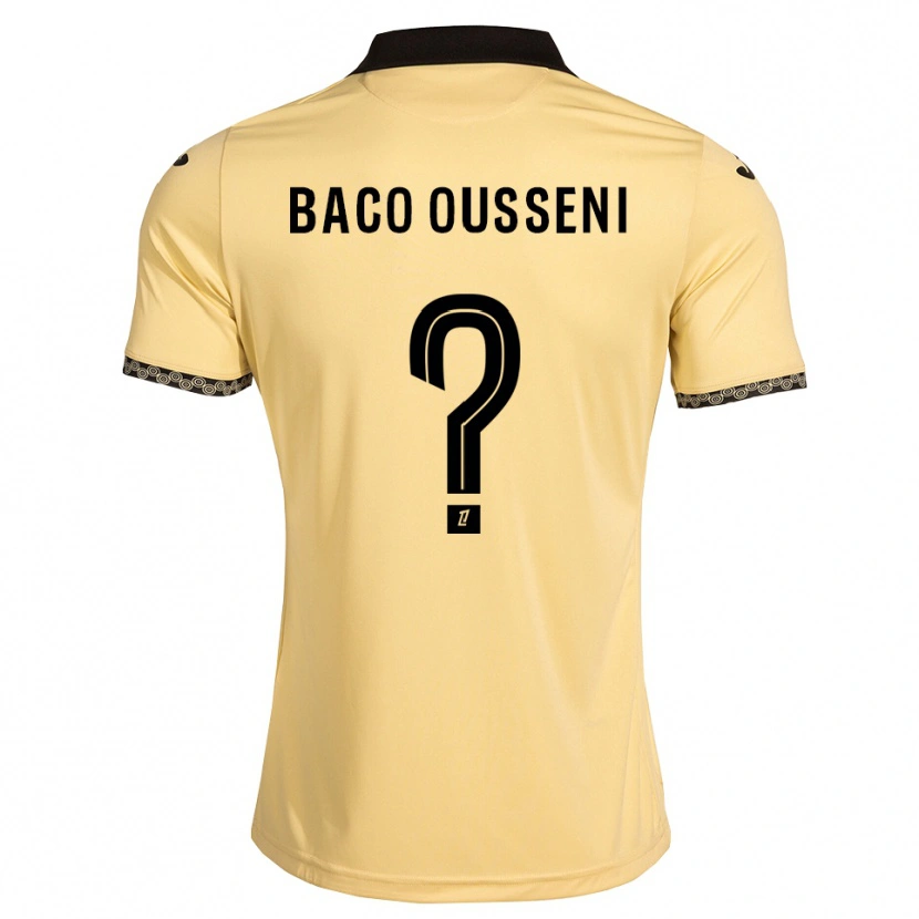 Danxen Women Timothée Baco Ousseni #0 Navajowhite Black Away Jersey 2026/27 T-Shirt