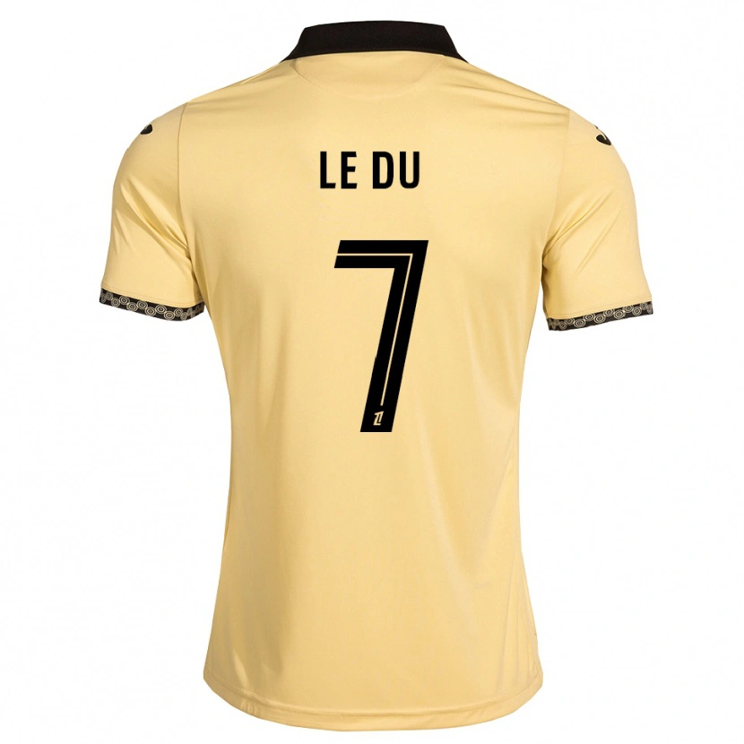 Danxen Women Océane Le Du #7 Navajowhite Black Away Jersey 2026/27 T-Shirt