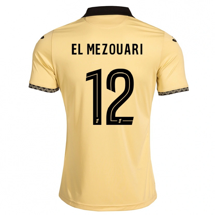 Danxen Women Salah-Dine El Mezouari #12 Navajowhite Black Away Jersey 2026/27 T-Shirt
