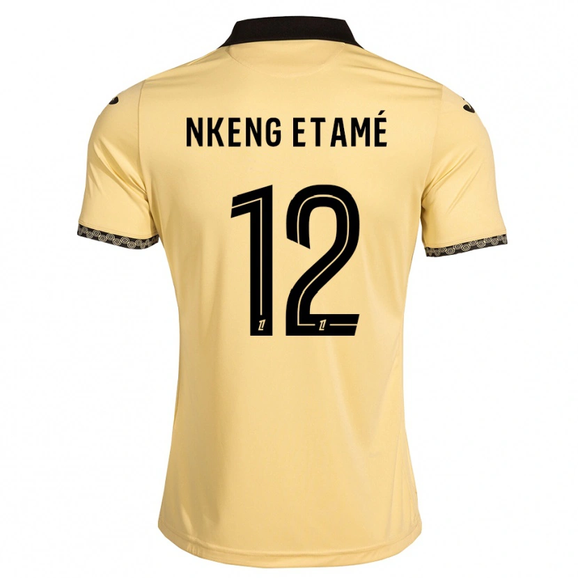 Danxen Women Shaï Nkeng Etamé #12 Navajowhite Black Away Jersey 2026/27 T-Shirt