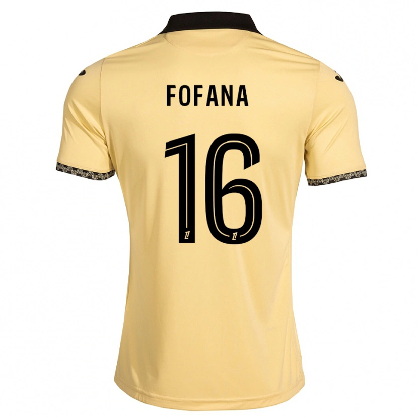 Danxen Women Bahliseny Fofana #16 Navajowhite Black Away Jersey 2026/27 T-Shirt