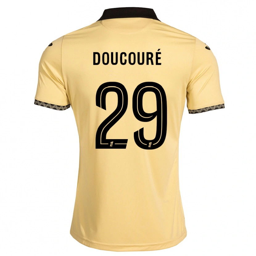 Danxen Women Siriné Doucouré #29 Navajowhite Black Away Jersey 2026/27 T-Shirt