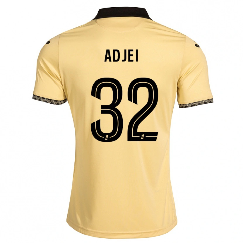 Danxen Women Nathaniel Adjei #32 Navajowhite Black Away Jersey 2026/27 T-Shirt